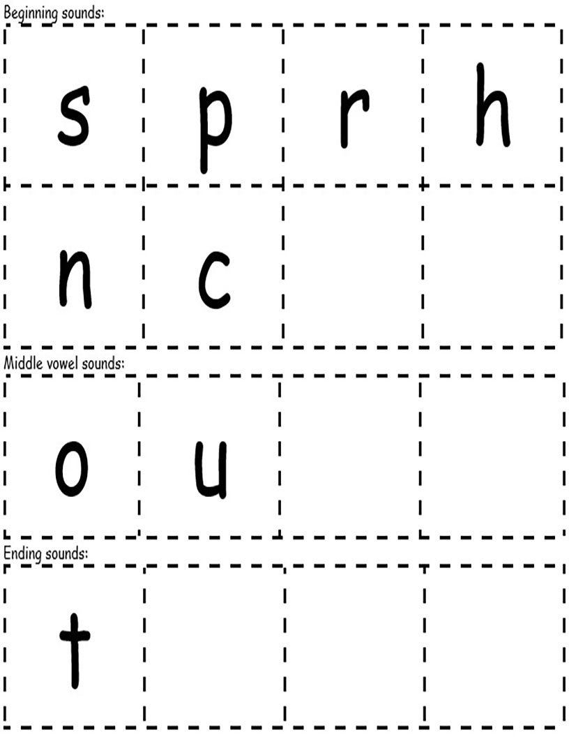 word blending cards