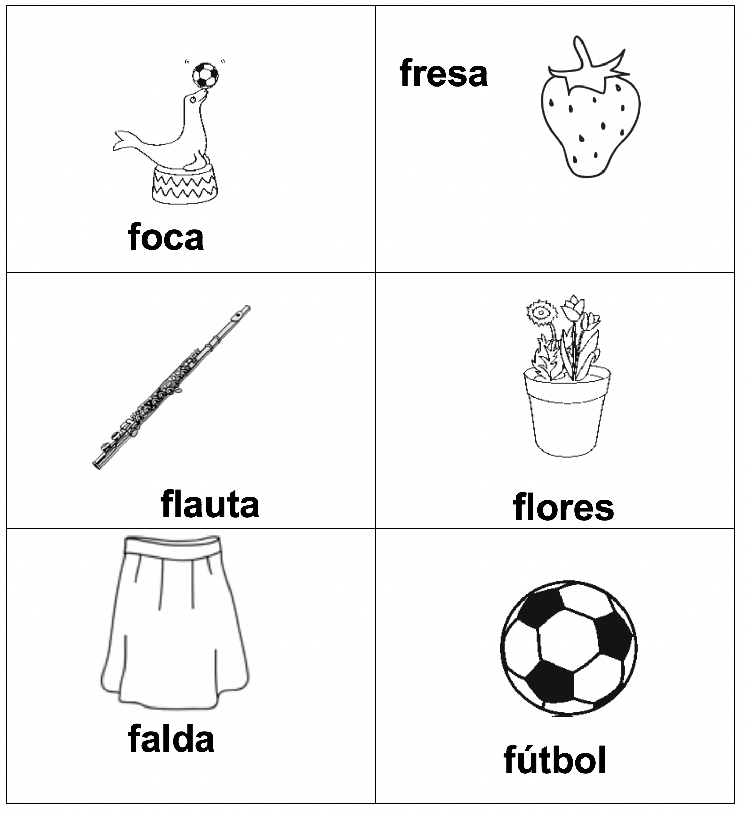 Hojas de actividades