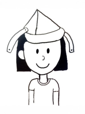*A Cap with Straps and Flaps