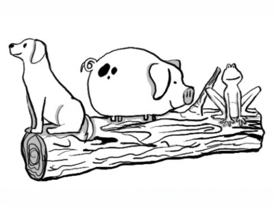 *Dog, Frog, and Hog on a Log