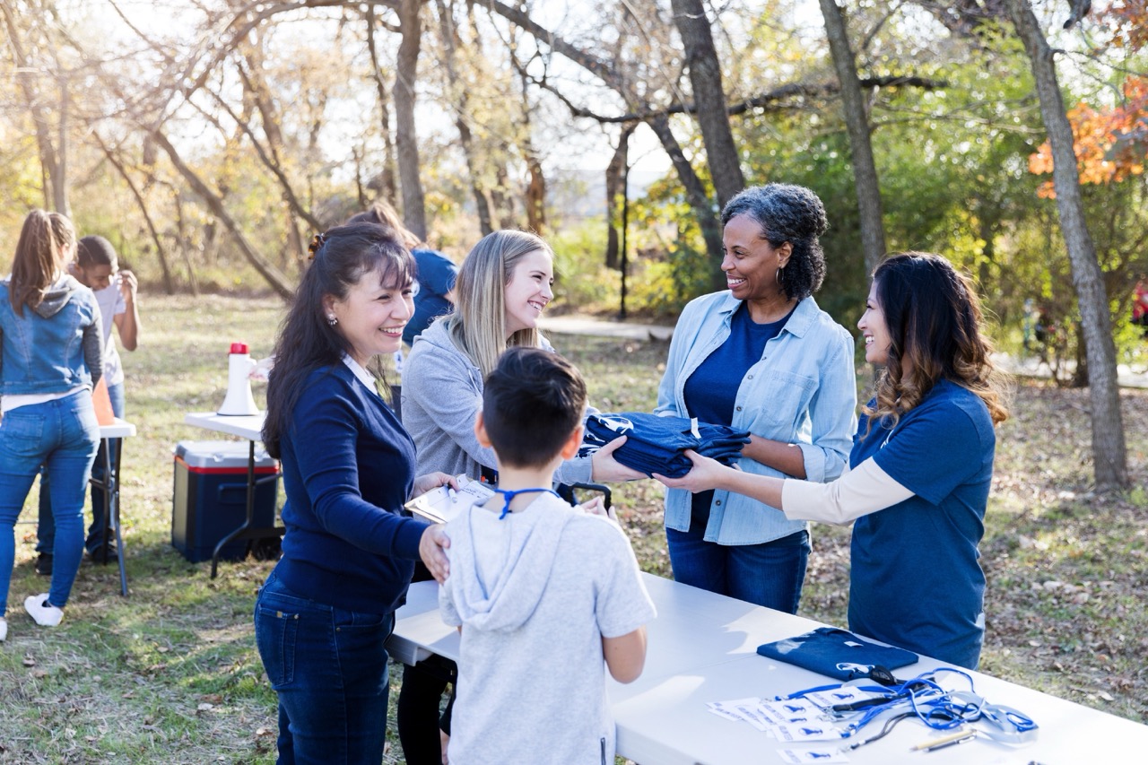 Children at Mesa Cares Day