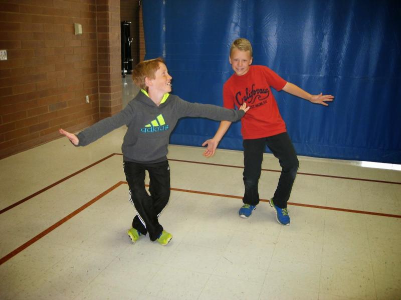 boys dancing