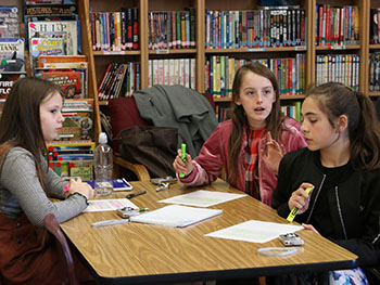 Students at desk