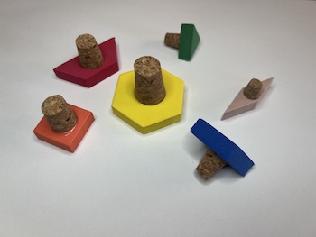 stamps with corks