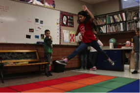 Kids dancing