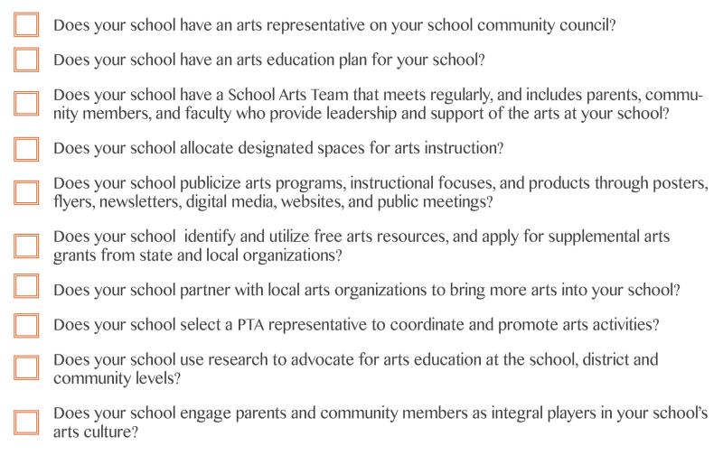 school checklist