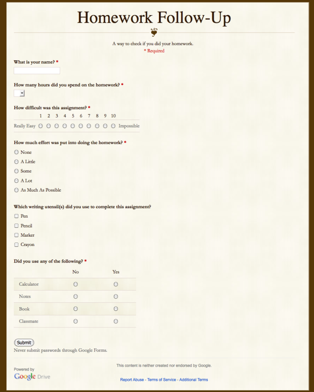 Spreadsheets