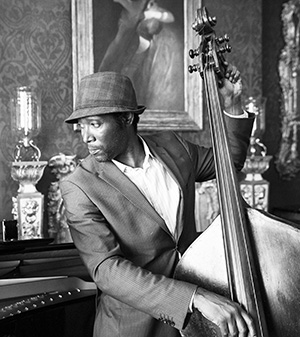 black jazz player