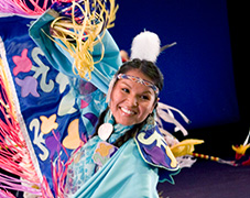 native american doing a dance