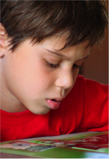 boy reading