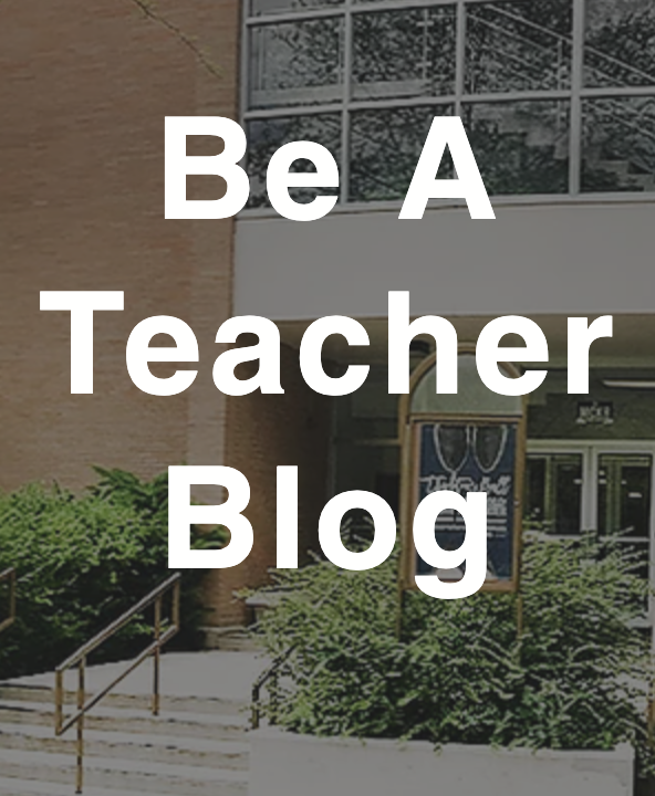 Be a teacher blog