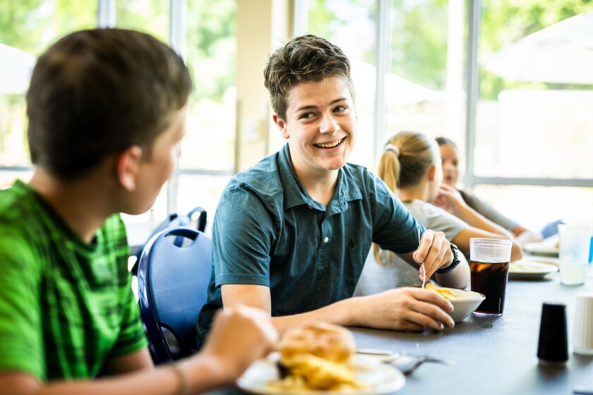 Students who love lunchtime are more likely to feel belonging at school says BYU study
