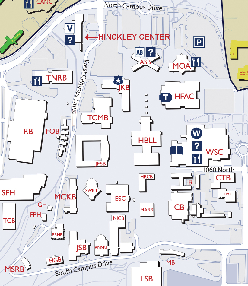 BYU campus map