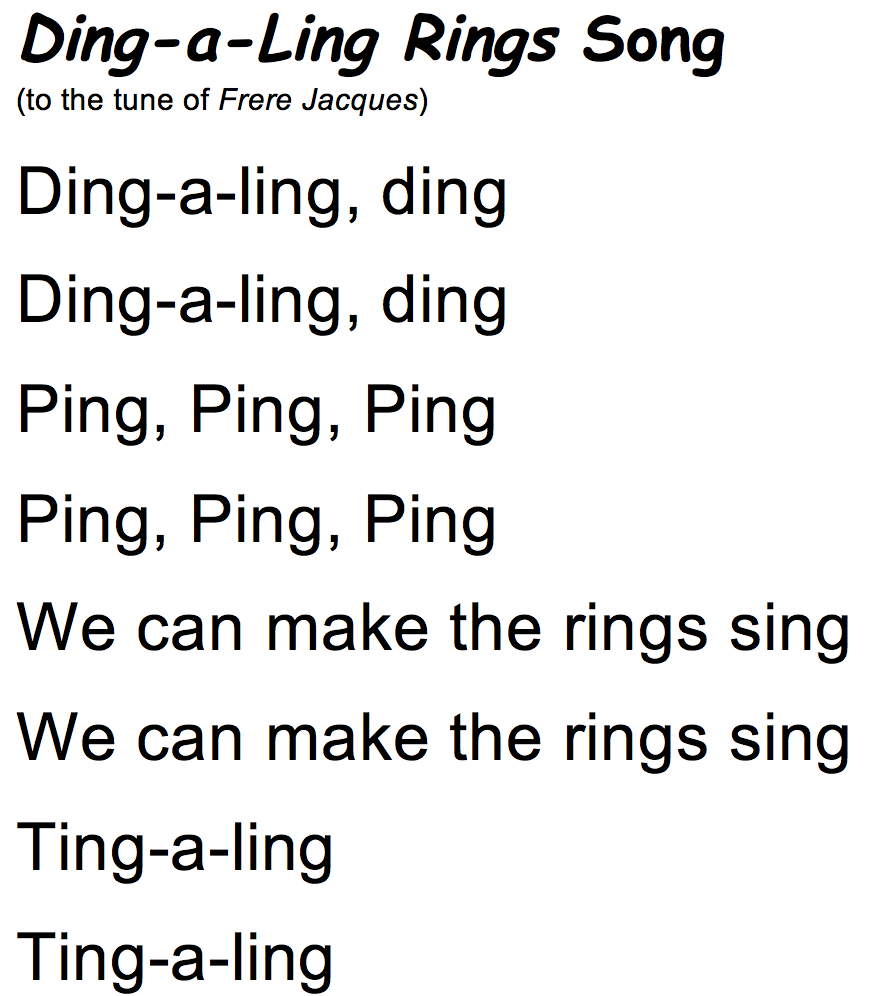 Ding-a-LingRingSong