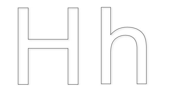 Haz una H