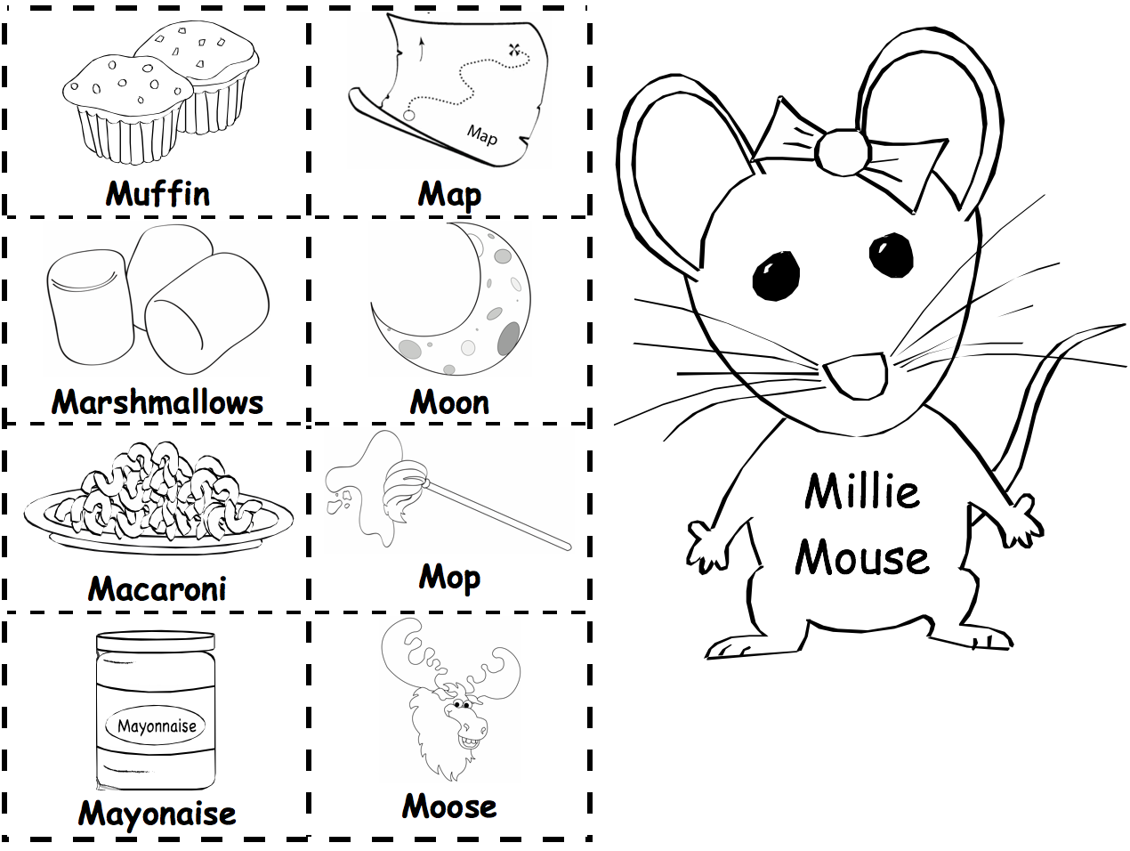 Millie-Mouse-and-Picture-Cards