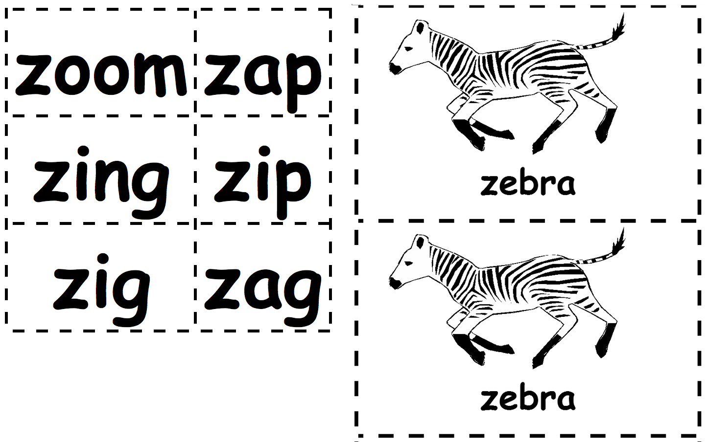 Zebra-zoom