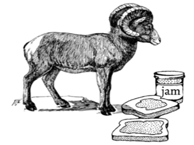 The Ram Eats Ham and Jam