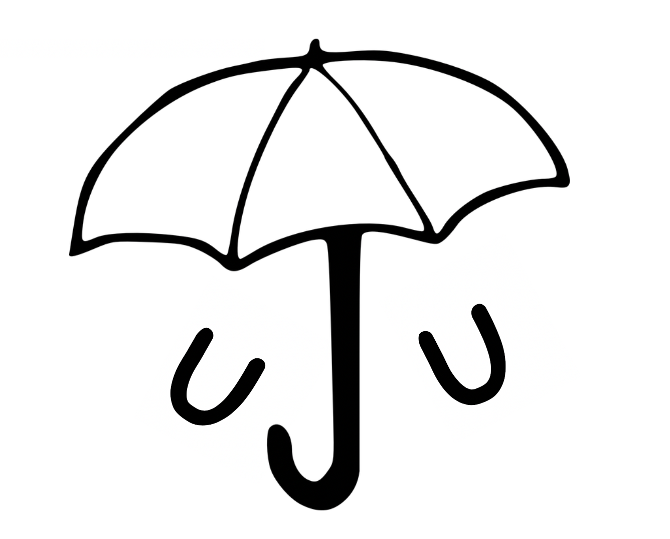 U Under an Umbrella