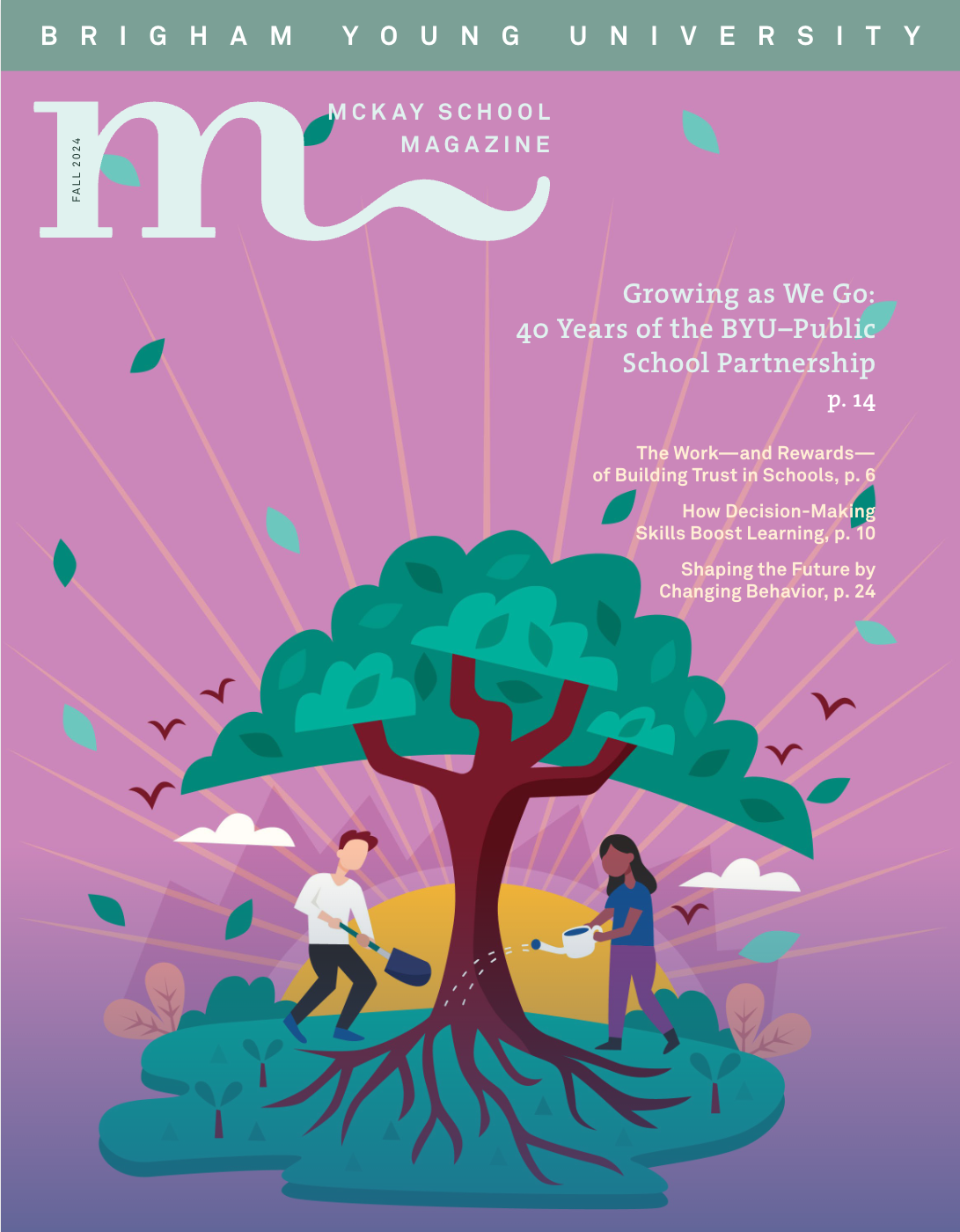 Cover for Winter 2025 McKay Magazine