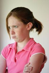 angry girl