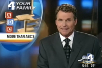 Newscaster video clip